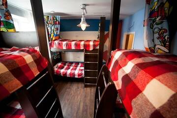 Фото номера Кровать в 6-местном общем номере Хостел Smile Hostel г. Нижний Новгород 9