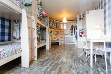 Фото номера Кровать в 8-местном общем номере Хостел Smile Hostel г. Нижний Новгород 2