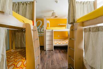 Фото номера Кровать в общем 6-местном номере для мужчин и женщин Хостел Smile Hostel г. Нижний Новгород 2