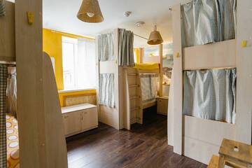 Фото номера Кровать в 6-местном общем номере Хостел Smile Hostel г. Нижний Новгород 4