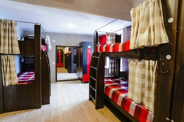 Фото номера Кровать в 8-местном общем номере Хостел Smile Hostel г. Нижний Новгород 4
