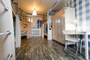 Фото номера Кровать в общем 8-местном номере для мужчин и женщин Хостел Smile Hostel г. Нижний Новгород 2