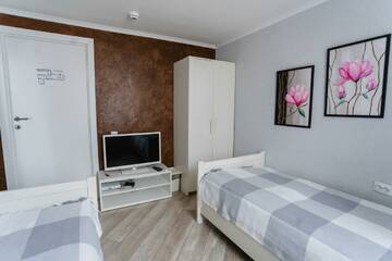 Фото номера Номер стандарт с 2 односпальными кроватями Хостел Smile Hostel г. Нижний Новгород 3