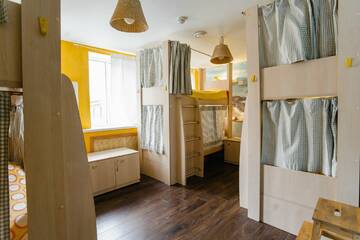 Фото номера Кровать в общем 6-местном номере для мужчин и женщин Хостел Smile Hostel г. Нижний Новгород 5