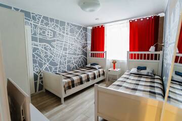 Фото номера Номер стандарт с 2 односпальными кроватями Хостел Smile Hostel г. Нижний Новгород 5