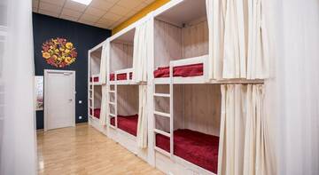 Фото номера Кровать в 13-местном общем номере смешанного типа Гостиница YES! hostel г. Нижний Новгород 3
