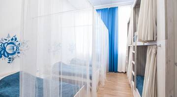 Фото номера Кровать в общем женском номере с 7 кроватями Гостиница YES! hostel г. Нижний Новгород 4