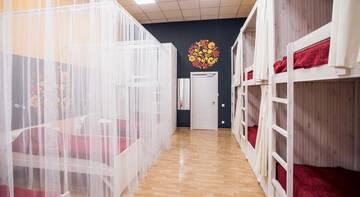 Фото номера Кровать в 13-местном общем номере смешанного типа Гостиница YES! hostel г. Нижний Новгород 4