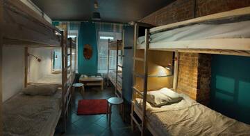 Фото номера Кровать в общем 8-местном номере Гостиница Fabrika Hostel&Gallery г. Нижний Новгород 5