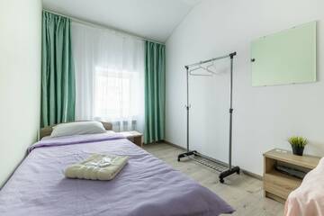 Фото номера Двухместный номер с 2 отдельными кроватями и общей ванной комнатой Хостел Нижний Хостел г. Нижний Новгород 11