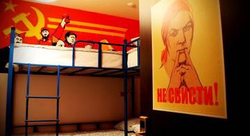 Фото номера Кровать в общем четырехместном номере Гостиница Best Days Hostel &amp; Club г. Нижний Новгород 3