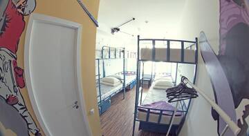 Фото номера Кровать в общем 8-местном номере с ванной комнатой Гостиница Best Days Hostel &amp; Club г. Нижний Новгород 3