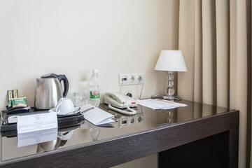Фото номера Двухместный номер бизнес-класса с 2 отдельными кроватями Гостиница Парк-отель «Кулибин» г. Нижний Новгород 4