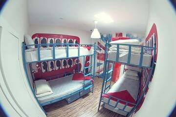 Фото номера Кровать в четырехместном номере  Хостел Best Days Hotel г. Нижний Новгород 2